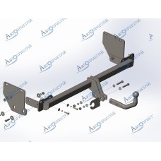 Фаркоп Peugeot 308 SW (2014-2021) Съёмный крюк