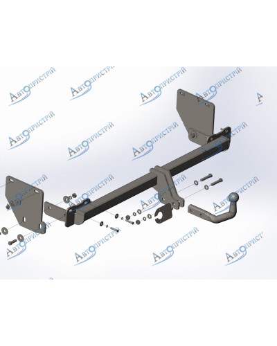 Фаркоп Peugeot 308 SW (2014-2021) Съёмный крюк