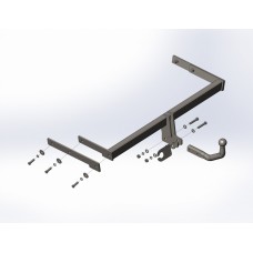 Фаркоп Nissan Tiida седан (2004-2014) Съёмный крюк