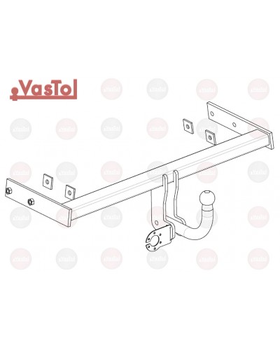 Фаркоп Volvo V70 universal (2007-2016) Vastol