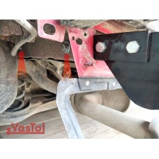 Фаркоп Ford Kuga (2008-2020) під квадрат. Vastol