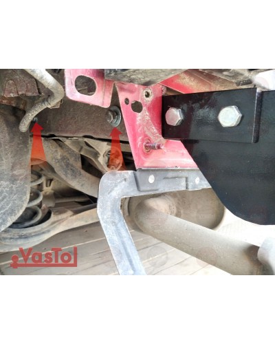 Фаркоп Ford Kuga (2008-2020) під квадрат. Vastol