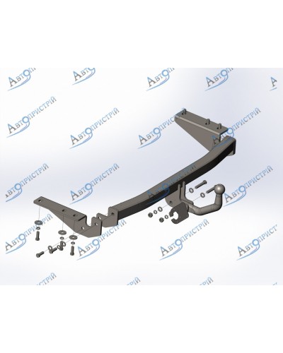 Фаркоп Toyota Auris хетчбек (2012 --) З'ємний крюк