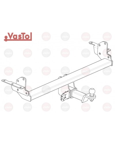 Фаркоп під квадрат Dongfeng Rich 6 (з 2019--) VAstol