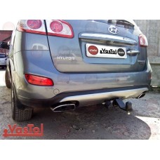Фаркоп Hyundai Santa Fe (2006-2013) під квадрат. Автопристрій