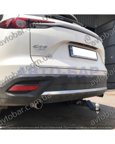 Фаркоп Mazda CX 9 (c 2016–) под квадрат
