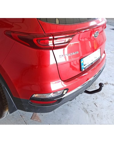 Фаркоп Kia Sportage 4 (2018-2021) Рестайл. Сьемный на болтах