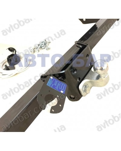 Фаркоп Mitsubishi L200 (2006-2015) Бампер хром труба \ Хром бампер \ без бампера