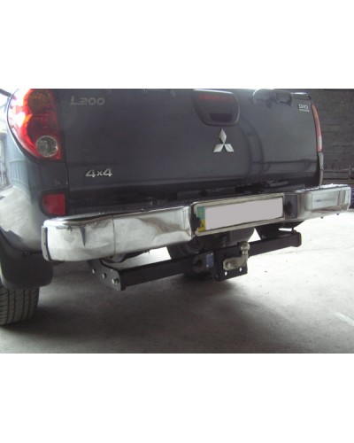 Фаркоп Mitsubishi L200 (2006-2015) Бампер хром труба \ Хром бампер \ без бампера