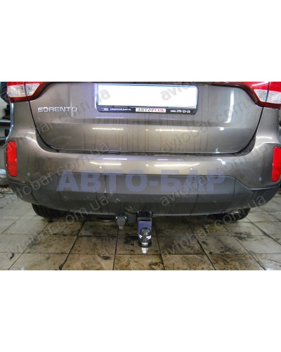 Фаркоп Kia Sorento (2009-2013) под квадрат. Автопристрій