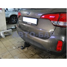 Фаркоп Kia Sorento (2009-2013) под квадрат. Автопристрій