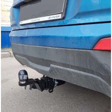 Фаркоп Mitsubishi Outlander (2003-2008) під квадрат. Vastol