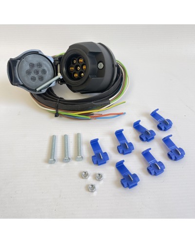 Електропакет фаркопа. Електрокомплект на фаркоп. розетка 7 контактів