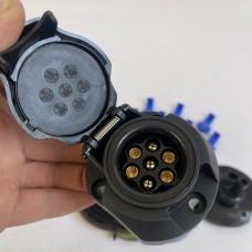 Електропакет фаркопа. Електрокомплект на фаркоп. розетка 7 контактів