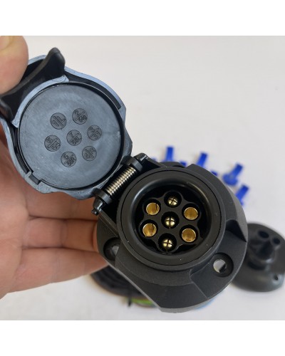 Електропакет фаркопа. Електрокомплект на фаркоп. розетка 7 контактів