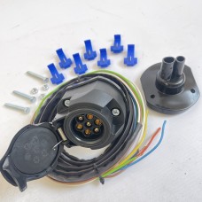 Електропакет фаркопа. Електрокомплект на фаркоп. розетка 7 контактів