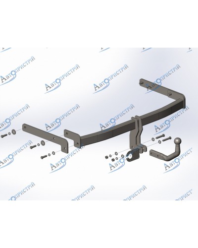 Фаркоп на Toyota Corolla E21 Sedan (2019--) Съёмный крюк