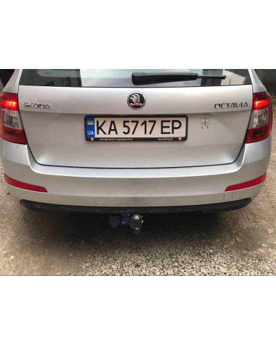 Фаркоп Skoda Octavia A7 (с 2013--) Съёмный крюк