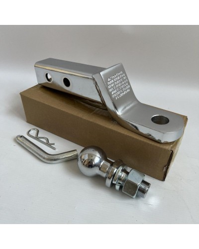 Вставка фаркопа під квадрат хромована. Американська вставка. 50х50 мм