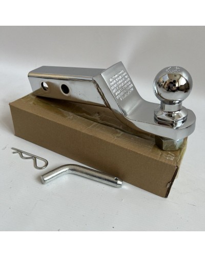 Вставка фаркопа під квадрат хромована. Американська вставка. 50х50 мм