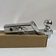 Вставка фаркопа під квадрат хромована. Американська вставка. 50х50 мм