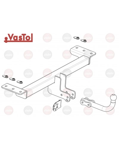 Фаркоп Chery Tiggo 7 Pro (з 2021--) Vastol