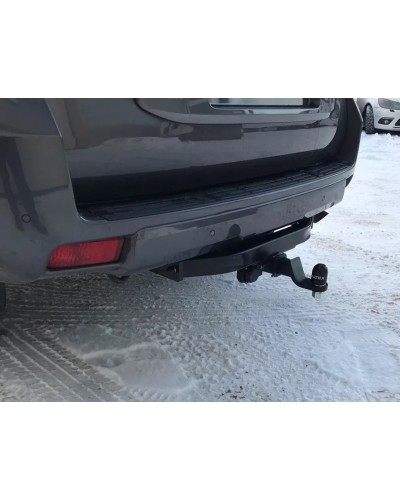 Фаркоп на Toyota Land Cruiser 150 (2009-2022) под квадрат. Полноценная балка