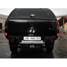 Фаркоп Mitsubishi L200 Європеєць (2005-2015) Пластиковий бампер